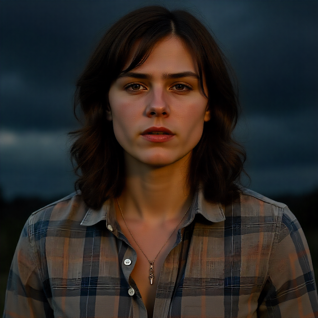 Edit Image From Text - Relationship with Riley
Visual: guitar / stormy skies.
Description: Charlie falls into a complicated, unhealthy relationship with musician Riley. The guy is riley and the girl has brown hair. they are dating
