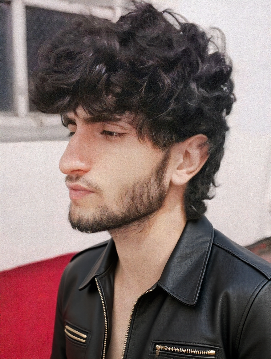 Edit Image From Text - Give me a leather jacket