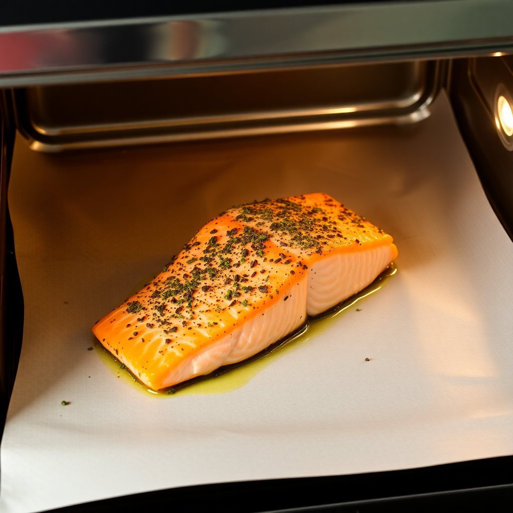 Salmon in the oven