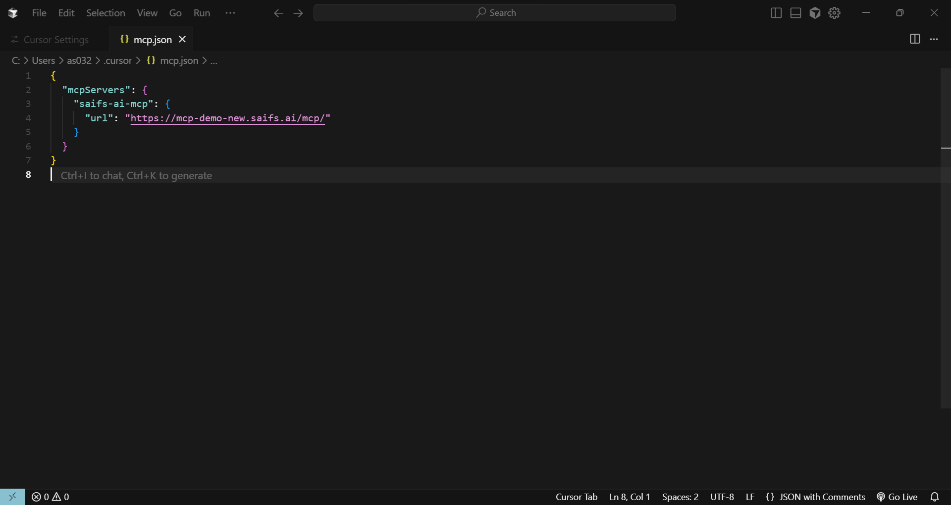 MCP Configuration File