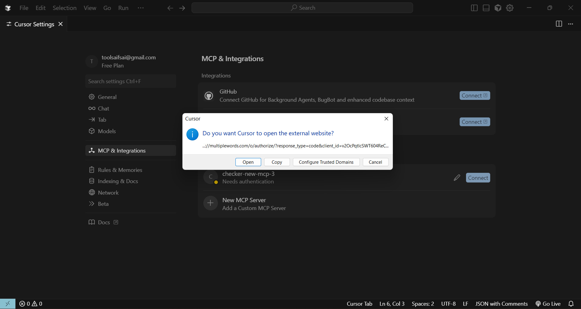 Extension Access Prompt