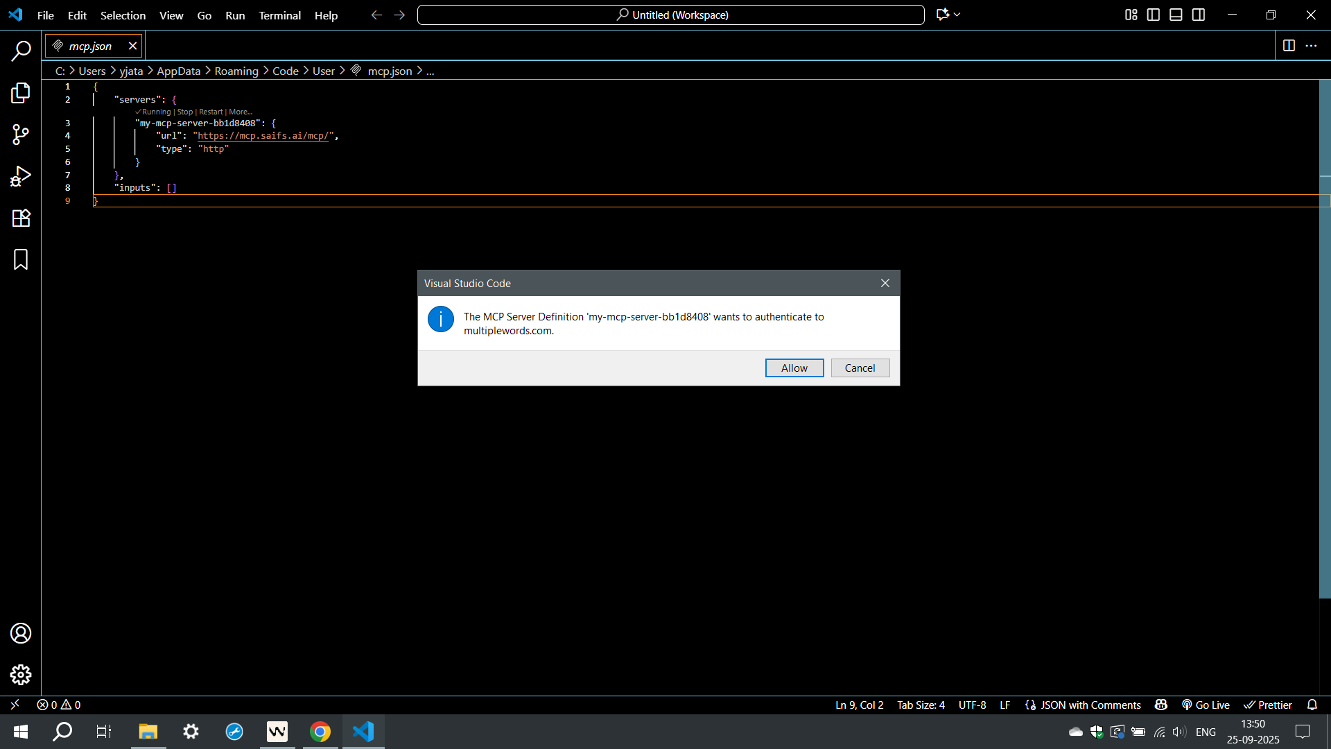 VS Code MCP setup 6
